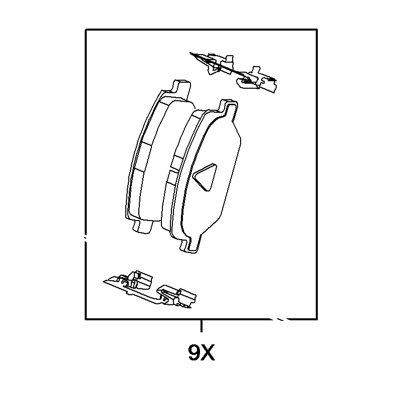 ZAVORNE PLOŠČICE PREDNJE OPEL 315165540322 EU