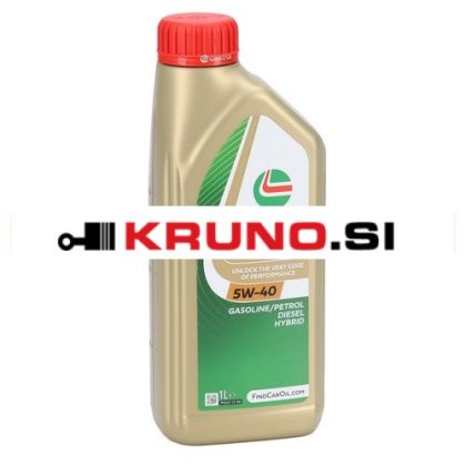 Motorno olje CASTmotorno olje Castrol EDGE 5W-40 C3 1L za BMW Mercedes VW Audi in Porsche motorje zaščita turbine DPF in GPF sistema